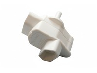 Plugtop 15A With 2X2Pin Socket-1Rear/1 Top [EUROMATE PLUG 2WAY]