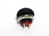 Push Button Switch 17mm Round Brazel - Momentury100mA 50VDC (125MNA 125VAC/400mA 32VAC) IP67 1N/C Blue [PBR171BTLE6]