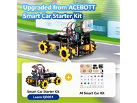 AI VISION EXPANSION KI FOR QD001 SMART CAR KIT NOT INCLUDED– DESIGNED TO INTRODUCE CHILDREN TO AI AND MACHINE VISION WITH A BEGINNER-FRIENDLY SETUP, THE QD003 IS AN EXPANSION PACK FOR THE QD001 ROBOT CAR. IDEAL FOR BEGINNERS IN AI LEARNING. [ACEBOTT AI VISION EXP KIT QD003]