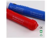 NON CONTACT AC VOLTAGE DETECTOR , IDENTIFIES HOT AND NEUTRAL CONNECTOR , LED AND BUZZER , RANGE 50~1000V ( REQUIRES 2X 1,5V AAA BATTERIES ,NOT SUPPLIED ). [NF-608 AC VOLTAGE DETECTOR]