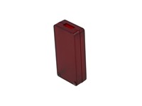 Enclosure ABS Miniature Plastic 65 x 30 x 15.5mm for USB Translucent Red IP54 [1551USB3TRD]