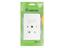 Crabtree Classic Single Switched Socket Vertical 4X2 with Metal Cover Plate White 50x100mm [CRBT 18062/101]