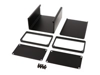 Alumminium Extruded Enclosure 120x103x53mm Black [1455N1201BK]