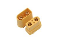 XT90 Battery Connector Pair 2pole 45A (90A max) Plus 2 signal Contacts 5A Max rating [RC-XT90I-F CONNECTOR PAIR]