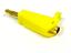 4mm Stackable Gold Plated Banana Plug • 19A 50V • Yellow [KAG4 YELLOW]