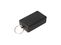 ABS Enclosure 60x35x20mm Black with Keyring [1551HRBK]