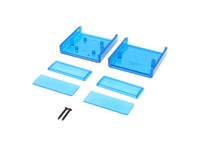 ABS Enclosure Hand Held 66X66X28MM Translucent Blue [1593KTBU]