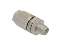 Circular Connector M12 D COD Cable Male Striaght 4 Pole Crimp Term 4,5-8,8mm Cable Entry Ring Shield IP67 [21038821415]