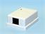 WALL MOUNT BOX 8W RJ45 SINGLE CAT6E [NY-SA8P8C6S]