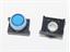 Push Button Actuator Switch Illuminated Latching • Blue Raised Lens • Blue 30mm Bezel [P302LBB]