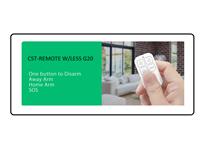WIRELESS ALARM REMOTE CONTROL (FOR CST-G20 GSM+WIFI+RFID ALARM K4 BUTTON PLASTIC WHITE , USES 1X 3V (CR2025 LITHIUM BATTERY) [CST-REMOTE W/LESS G20]