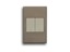 Veti 3 Two Lever Two Way Switch 4x2 (100x50mm) Titanium/Bronze [VETI 3V122TB]