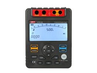 Insulation Resistance Tester 600V AC/DC RES Test Voltage 500/1000V/2500V/5000V, Auto Range Auto PWR OFF, Secondary Display, Low Batt Indication, Data Storage18, Comparison, DAR, PI, USB Interface, LCD Backlight, Analogue Bar GRAPH30, Overload Indication, [UNI-T UT513A]