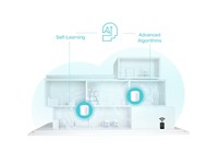 TP-LINK AX3000 Whole Home Mesh WiFi 6, 2.4GHz@574Mbps, 5GHz@2402Mbps, 2×2 MU-MIMO, 3×GIGABIT Ports, Supports WAN/LAN Auto-Sensing, Connect Over 150 Devices, AI-Driven Mesh, up to 420 m², 100~240V 50/60Hz [TP-LINK DECOX50-2PACK]