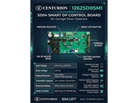 Centurion SD04 Smart DP Control Board for Garage Door [CEN 1262SD0SM1]