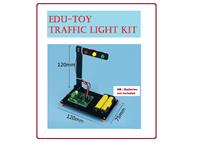 TRAFFIC  LIGHT CONTROL KIT, RED, YELLOW AND GREEN LED LIGHTS ,SWITCH BETWEEN COLOURS AT PRESCRIBED TIMES,TO CONTROL DRIVERS AND PEDSTRIANS . [EDU-TOY TRAFFIC LIGHT KIT]
