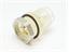 CIRC SENSR CONN 4P M12 INCORPORATION PLUG W/FIXING THREAD CLEAR(TRANSPARENT) W/O SEALING HOLE [09-0431-80-04]