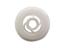 Round Bar Insulator - Bobbin - Round Bar - White {EI-BRBW} [EF BOB ROUND BAR WH]