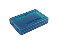 ABS ENCLOS HAND HELD 110X75X25 TRANSLUCENT BLUE FOR USE WITH ARDUINO MEGA 2560 [1593HAMMEGATBU]