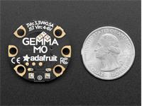 GEMMA M0 - MINIATURE WEARABLE ELECTRONIC PLATFORM WITH CIRCUITPYTHON ON BOARD. CAN ALSO BE USED WITH ARDUINO IDE. [ADF GEMMA M0 MINI MICRO]