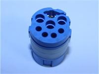 Circular Connector M23 Power Female Crimp Insert 8 Pole(4+3+PE) for 4x1mm/4x2mm Contacts and 8/28A @ 300/500VAC Max. [7084943122]