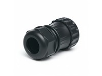 Circular Connector - RD24 Style Econo 7 Pole (6P+Earth) Cable End Male Straight Strain Relief Solder Term. Cable OD 7-12mm. 10A/250VAC. IP67 [CA6LS-II-ECN]