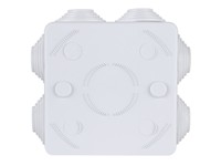 Junction Box with Rubber Gland (85mm x 85mm x 50mm) IP55 [VETI VJ885R]