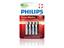 BATT 1,5V AAA POWER ALKALINE * PHILIPS * 4 per pack * [LR03BP4K-PHILIPS]