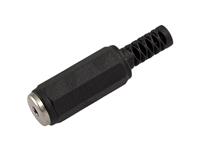 Mono , Inline 3.5mm Ø Audio Socket • Plastic with Sleeve [MJ164A]