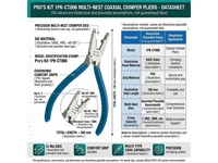 Splice and Crimp Tool for Solid Copper Wire Telecom Splices UR/UY/UG "Scotchlock" OAL = 150mm [PRK 1PK-CT006]