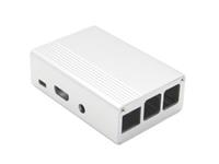 ** Discontinued ** RASPBERRY PI 3 MODEL B ONLY ALUMINUM CASE+LIGHT PIPE. WORKS WITH 2B BUT LIGHT PIPE OFFSET [CMU RASP PI 3B ALUMINIUM ENCLOSU]