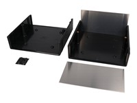 ABS Enclosure 160X160X86 Black Flame Retardant IP54 [1598EBK]