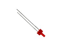LED Diff Tower Flat Top 2mm Red Diffused 8MCD 50Deg [L-13ID]