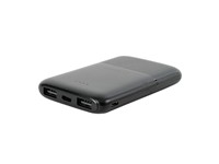 WINX GO Simple 5000mAh Power Bank, Battery: Li-Polymer 5000mAh, Micro Input: DC5V2.1A, Type-C Input/Output: DC5V/2.1A, USB 1 Output: DC5V/1A, USB 2 Output: DC5V/2.1A, Protection Features: Short Circuit, Over-Charge & Over-Discharge [WINX-PB106]