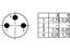 CIRC CON M8 CABL MALE STR. 3 POL SCW TERM. 5mm MAX. CABL ENTRY IP67 [99-3379-100-03]