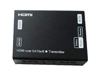 60M HDMI EXTENDER , TRANSMITTER & RECEIVER Via single Cat5e/6 Cable ,Support 3D video ,Resolution reach up to 1080p ,With IR functions [HDMI EXTENDER EX60]