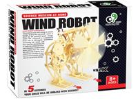 Science Museum Toy, wind or electric powered robot. Using gears, drives & shafts understand the principle of mechanical transmission and the significance of rational use of wind energy through experiments. Ages 8+ [EDU-TOY WIND ROBOT]
