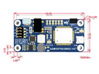 A Raspberry PI HAT Which Features Multi Communication Functionalities: GSM, GPRS, GNSS and Bluetooth. It Allows Your PI To Easily Make A Telephone Call, Send Messages, Connect To Wireless Internet, Global Position, Transfer Data Via Bluetooth And So On [WVS RASPBERRYPI GSM/GPRS/BT HAT]