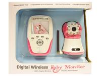 2.4GHz Digital Wireless Baby Monitor • WiFi Freindly • Motion-Detection Recording on SD card • Night Vision • 200 Meters Outdoor Range • 2 Way Audio [RC837+CM387]