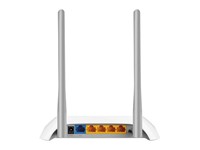 300Mbps Wireless N Router , 4 x 10/100Mbps LAN Ports , 1 x 10/100Mbps WAN Port , PSU:9VDC/0.6A , 2*5dBi Fixed Omni Directional Antenna (RP-SMA) 182x128x35 mm [TP-LINK WR840N]