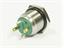 VANDAL RESISTANT PUSH BUTTON SW 16mm MOM  FLAT BUTN. GRN RING LED 12V 1n/o 2A-36VDC -IP65- STAINLS STEEL (ANTI VANDAL) [AVP16F-M1SCG12]