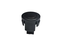 Switch SPST Non-Latching PTM OFF(ON) 1A 125VAC Round Mini Snap-In - JST Connector. Termination (Without Leads) 18mm [MS950 BLK]