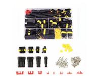 WATERPROOF AUTOMOTIVE HID CONNECTORS IN 1/2/3 AND 4 PIN. 352 PIECE PART KIT. 300V/12A [CMU 352PC HID W/PROOF CONNECTOR]