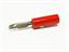 Banana Plug 4mm   Red - Transverse Socket - Screw Term. 32A-30VAC/60VDC [RA12 RED MOD]