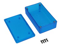 ABS Enclosure 113X63X28MM Transparent Blue [1591XXBTBU]