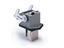 Series 3A RJ45 Feed Thru Straight Receptacle Assembled in Housing come with Mounting Gasket = 09452151100 [H3A-BK-1L/W-RJ45/F]