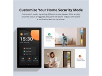 Grey Smart Control Panel. Your Smart Lights, Switches, Heaters, Coolers, Curtains, and all your smart devices can be controlled. It can quickly add ZIGBEE Devices on the screen in batches. Standard ZIGBEE 3.0 Protocol makes the connection more stable [SONOFF NS PANEL PRO-US 120PB]