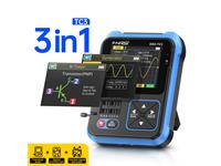 DSO-TC3 is a 3-IN-1 Handheld Digital Oscilloscope+ Signal GEN+ Transistor Tester. It has a Single Channel Oscilloscope with a 500KHz Bandwidth and 10MSA/S Sampling Rate [FNIRSI DSOTC3 ONE CH 500KHZ]