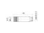 Circular Connector M8 Cable Female Straight, 3 Pole Screw Lock Screw Terminal 5,0mm Cable Entry IP67 [99-3400-100-03]