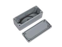 ALUMINIUM WATERPROOF ENCLOSURE ,RATED  IP66 ,SIZE : 90X36X30  MM , WEIGHT 115 g, IMPACT STRENGTH RATING IK08 ,BOX BODY AND COVER FIXED WITH STAINLESS SCREWS ,SILICONE FOAM SEAL.GOOD ,DUSTPROOF& AIRTIGHT PERFORMANCE.MAX TEMPERATURE:-40°C TO 120°C. [XY-ENC WPA4-03 MS]